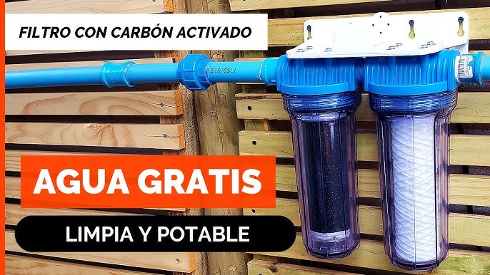 Filtro Agua Gianni Bajo Mesada (en Azul) + Cartucho de Hilo 10 Micras -  Gianni S.A.