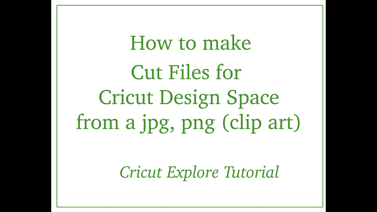 Download Cricut Explore - Using JPG, PNG Clip Art in Design Space - YouTube