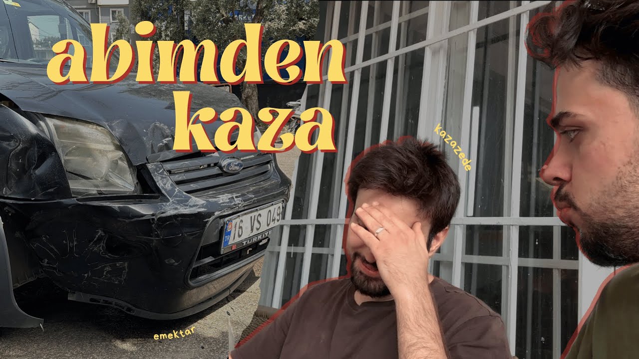 ABİMDEN BÜYÜK KAZA | araba pert mi oldu? ablamın doğum günü