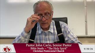 The Holy Spirit Bible Study (9/30/26)