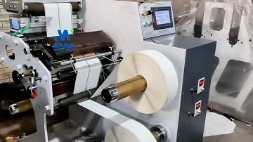 Self-Adhesive Label Slitter Rewinder | High Precision Label Slitting Machine for Stickers