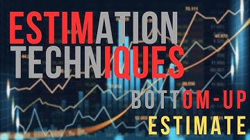 PMP Lecture 62: Bottom-Up Estimation Technique