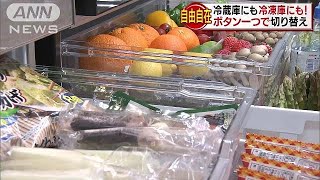 冷蔵庫と冷凍庫を切り替え　生活習慣の多様化に対応(19/02/20)