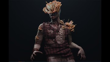 Last of us clicker. (blender - after effect - substance painter)
