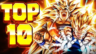 MY DRAGON BALL LEGENDS FINAL 8TH ANNIVERSARY TOP TEN TIER LIST!