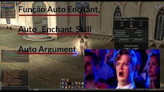 Interface Iordanov Função Auto Enchant, Auto Skill, Auto Argument