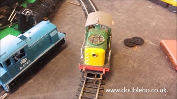 Modified OO Triang Dock Authority Shunter kitbuilt like a barclay Locomotive