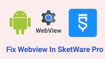 How To Fix Webview In SketchWare Pro|Finger Touch |Hindi|Androidbulb