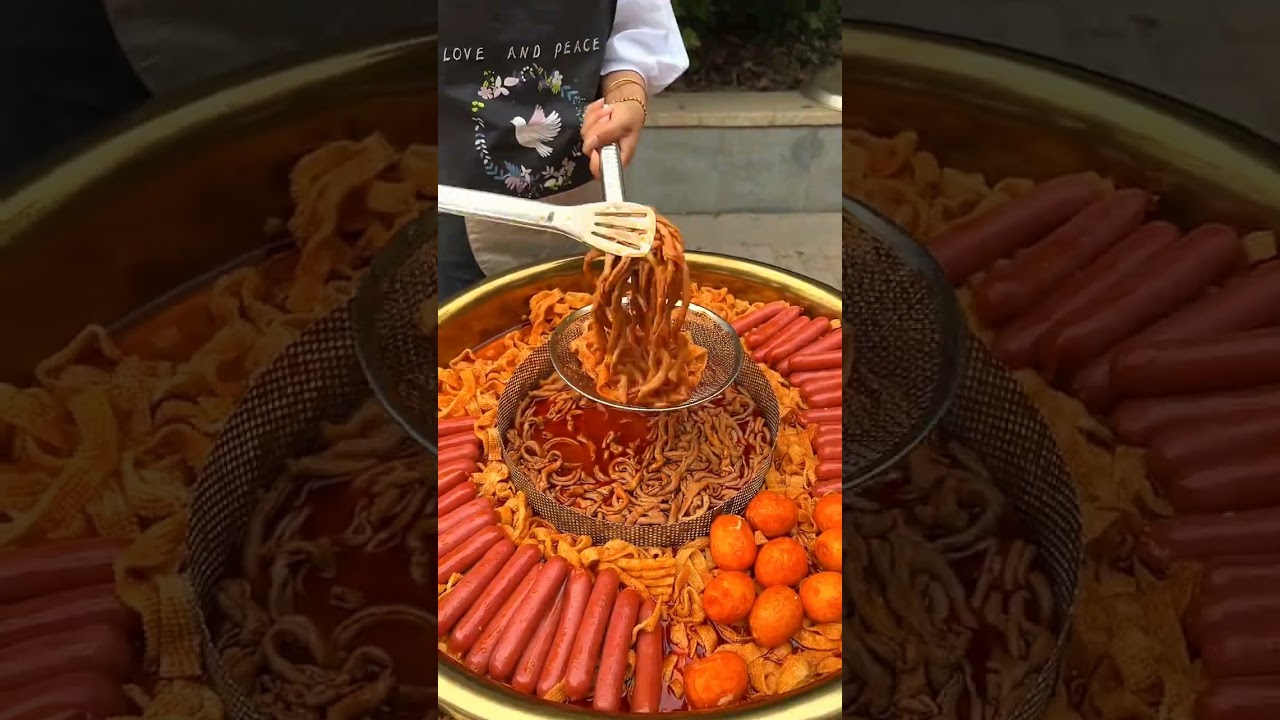 🥰Satisfying with hot street food🥳