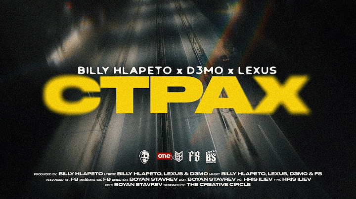 BILLY HLAPETO x D3MO x LEXUS - STRAH / JALEH (prod. F8)