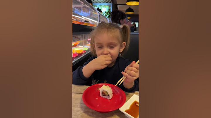 Ariška moooc miluje sushi! ♥️🍣