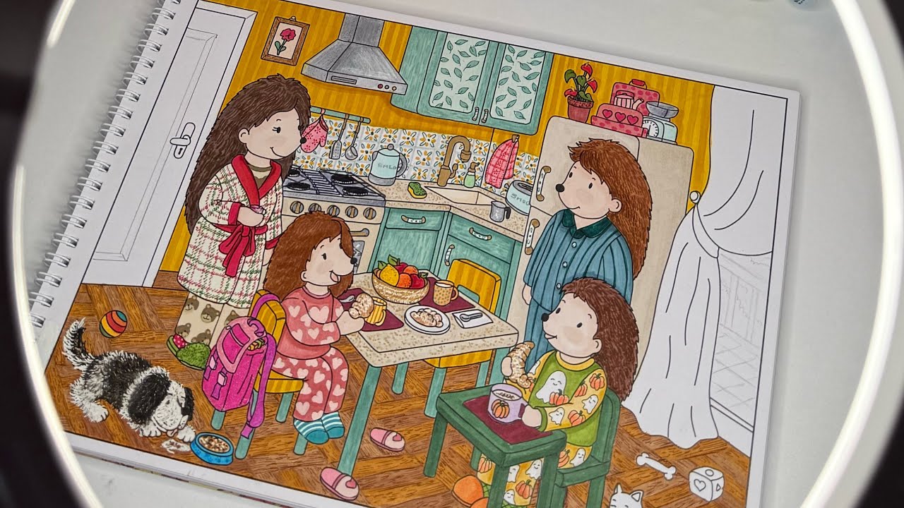 Coloriamo insieme 🦔 Beliart LIVE – L’autunno dei ricci “La colazione” (parte 5)