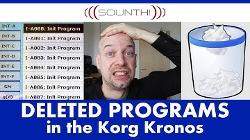 Korg Kronos -  Deleted Programs