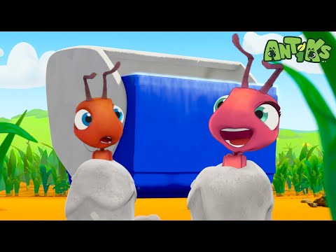 Joey & Boo Terkurung Semen! 🏗️| ANTIKS Indonesia | Kartun Anak | Petualangan Semut ANTIKS