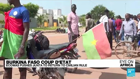 Burkina Faso's new military government meets Ecowas bloc in Ouagadougou • FRANCE 24 English