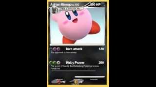 My Kirby Pokemon Card