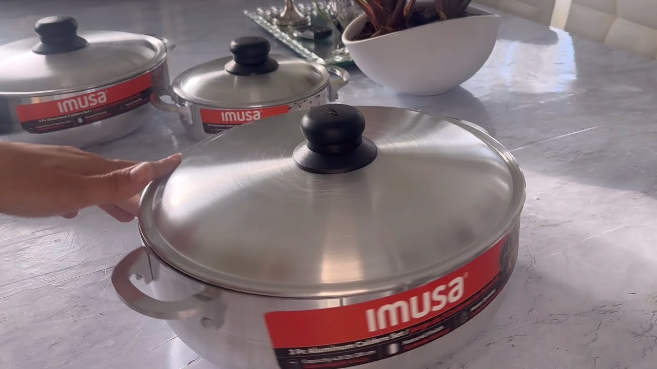 Imusa Cast Aluminum Caldero Set, 3 pc.