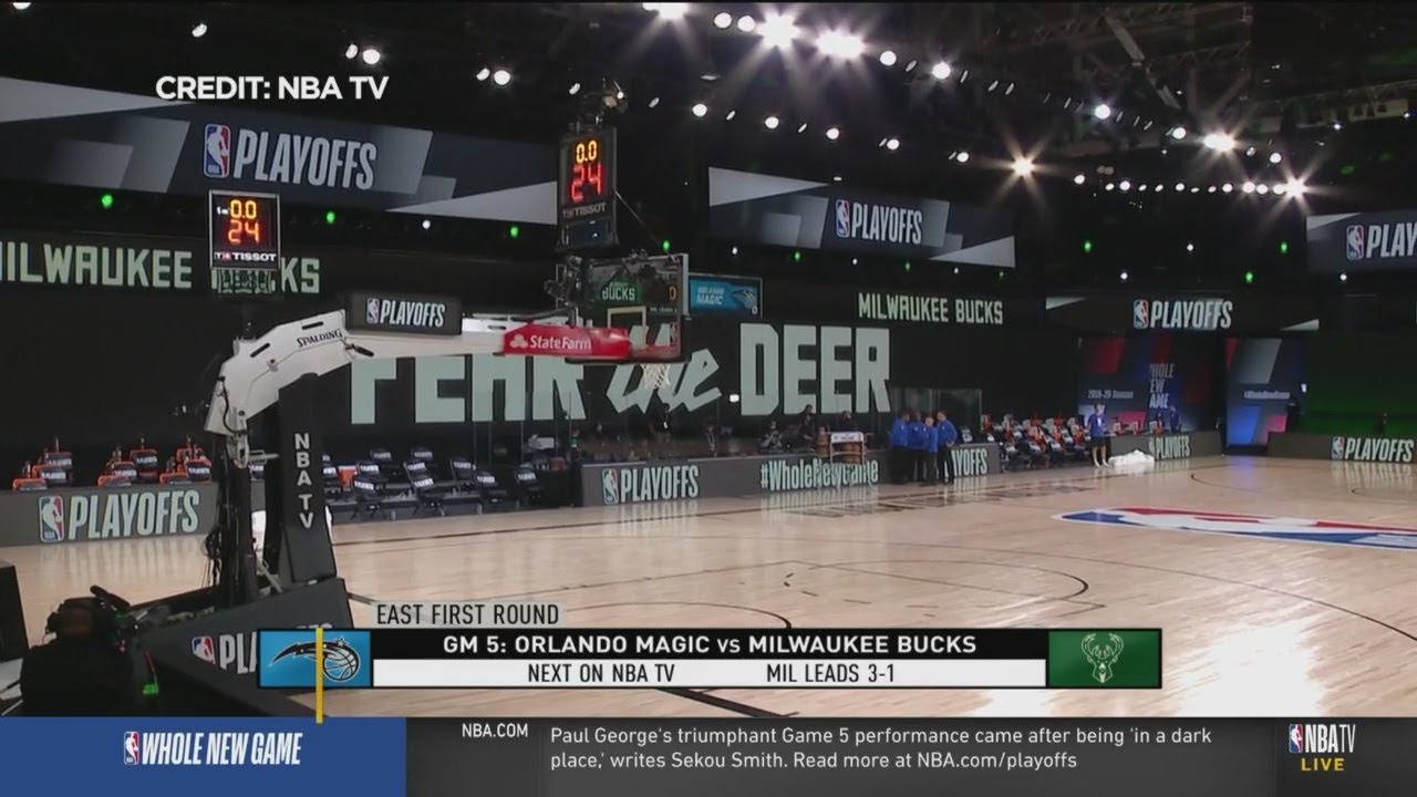 Milwaukee Bucks Boycott Game 5 Of NBA Playoffs In Protest Of Jacob Blake Shooting