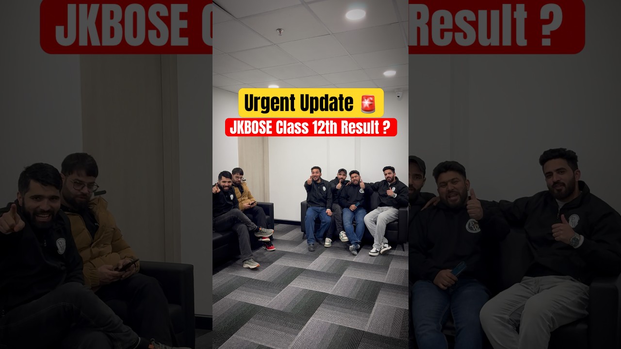 JKBOSE Class 12th Result Update🚨