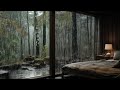 No midroll ads gentle rain sound on the forest  rain sounds for sleep study and relax