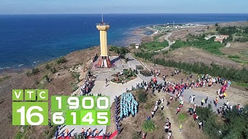 Lễ thượng cờ trên đảo Lý Sơn | VTC16