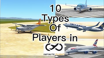 10 types of players in infinite flight simulator