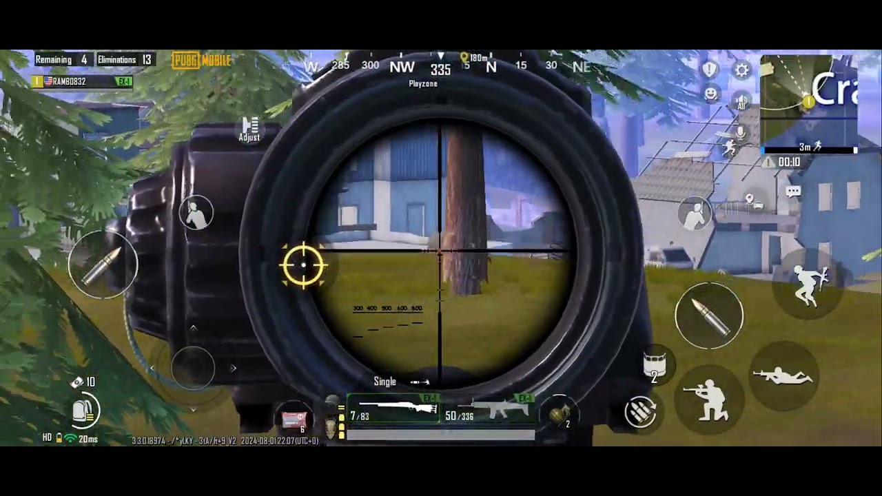 Almost won but almost ain't enough (pubg 1v4)