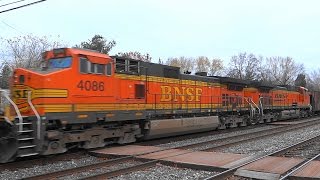Ex- Conrail CSX Leading A Pair Of BNSF Engines