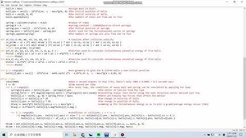 Vpython assignment 2 : Newton