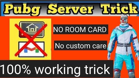 how to change server in pubg mobile without room card || how to change server in pubg mobile
