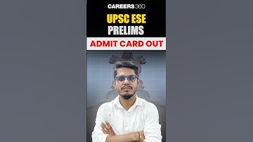 UPSC ESE Prelims Admit Card 2025 Released! Download Now |#upsc
