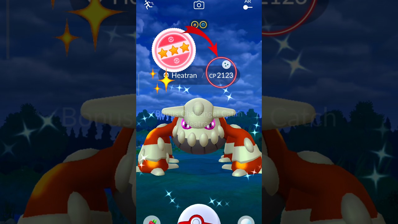 Got ✨ Shundo Heatran in Pokemon Go 