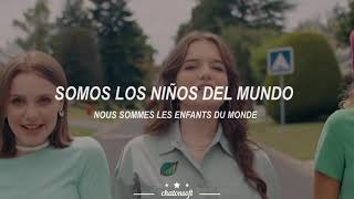 Video thumbnail of "Les enfants du monde - Erza Muqoli [español | paroles]"