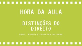 Distinções do Direito