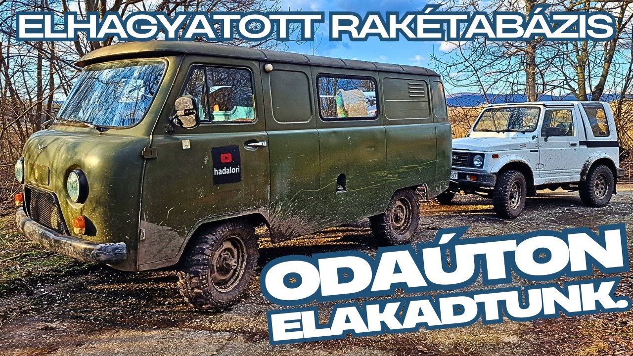 ELHAGYATOTT RAKÉTABÁZIS CSERÉPFALU - ELAKADTUNK a SÁRBAN |UAZ 452, SUZUKI SAMURAI, L200 OFFROAD