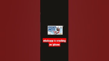 Whatsapp Is Crashing On iPhone| Apple | #short #shorts #apple #whatsapp
