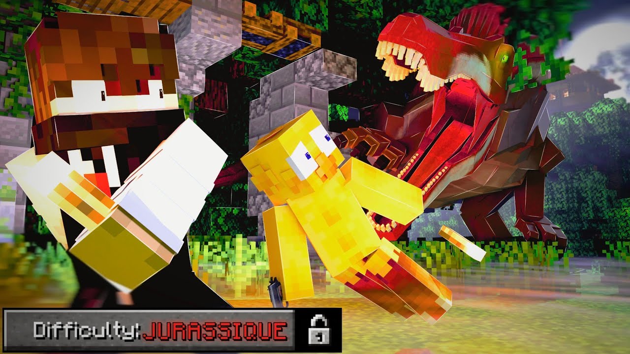 CE MOD JURASSIQUE est le MOD HORREUR le plus FLIPPANT de Minecraft... - ASSET 87 (avec ⁨@Kohzy⁩)