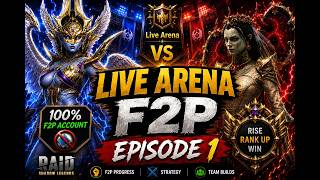 Can My F2P Account Survive Live Arena? 😱 | Episode 1