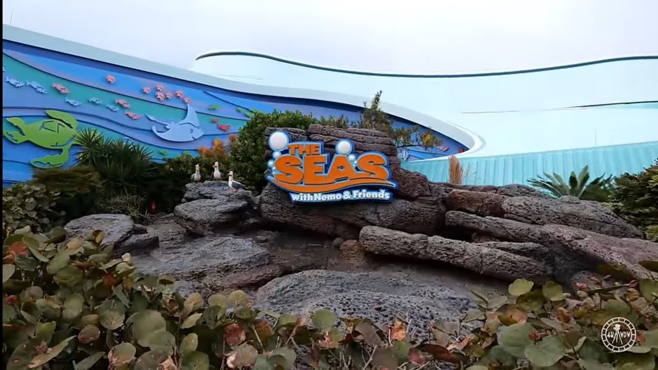 Finding Nemo ride! At Disney world - YouTube