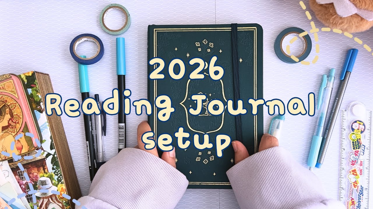 My reading journal setup for 2026 | journal with me