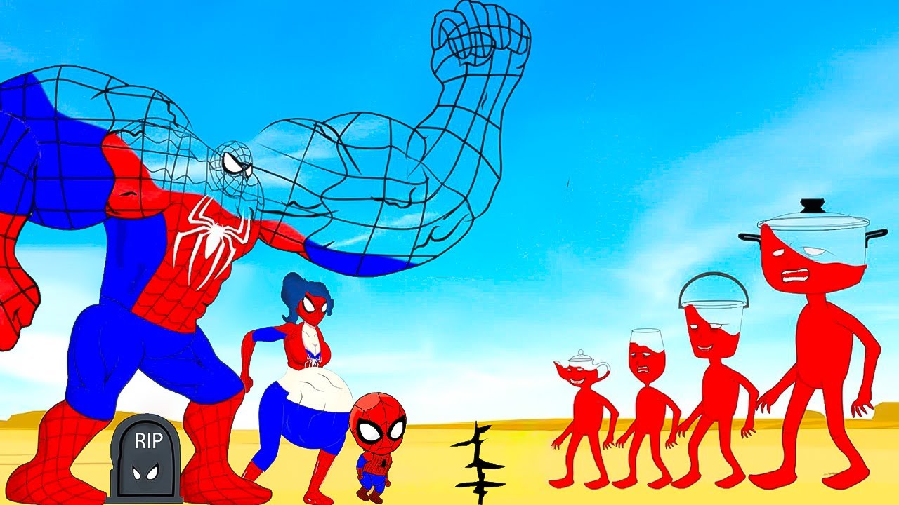 Rescue SPIDERMAN Family vs Baby From Evolution Of MONSTER RADIATION: Returning From The Dead SECRET!