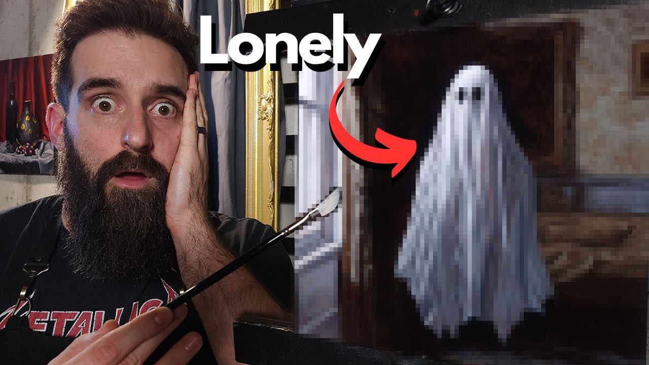 Painting the Saddest Ghost on YouTube