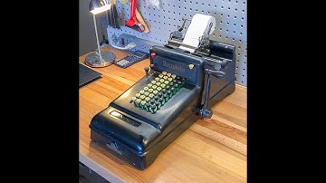 Restoration: A 100 Year Old Adding Machine