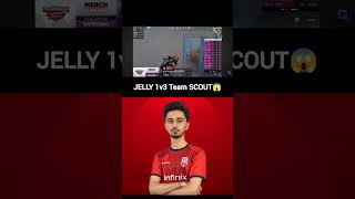 Jelly 1v3 Team Scout #bgmi #esports #jelly #scoutop #pubg #viral #trendingshorts #growth #explore