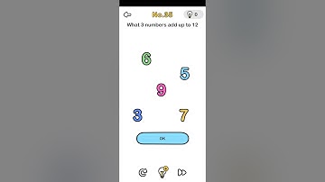 Brain out level no 35 What 3 numbers add up to 12