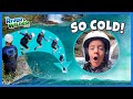 Kids JUNGLE adventure CHALLENGE! Canyon jumping with River, Wilder &amp; Archer