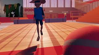How to WEAVE in VR Dodgeball (pro footage)