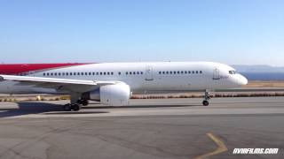 Boeing 757 takeoff engine sound