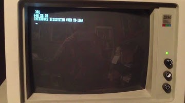 IBM XT disk error - MiniScribe flashing light