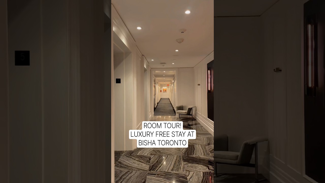 We got to stay for free at the luxury hotel at Bisha Toronto. Room tour!